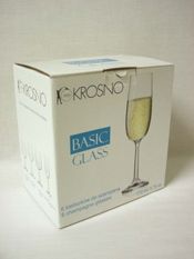 miniatura LOTE 6 COPAS CRISTAL CHAMPAN CHAMPAGNE PURE BASIC 170ML KROSNO