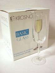 miniatura LOTE 6 COPAS CRISTAL CHAMPAN CHAMPAGNE PURE BASIC 170ML KROSNO