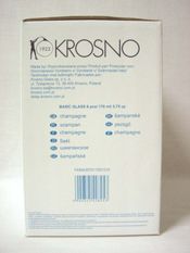 miniatura LOTE 6 COPAS CRISTAL CHAMPAN CHAMPAGNE PURE BASIC 170ML KROSNO