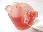 miniatura GEL DE BAÑO GEL DE DUCHA 35 ML MUÑECO PVC ANIMAL HIPOPOTAMO ROSA