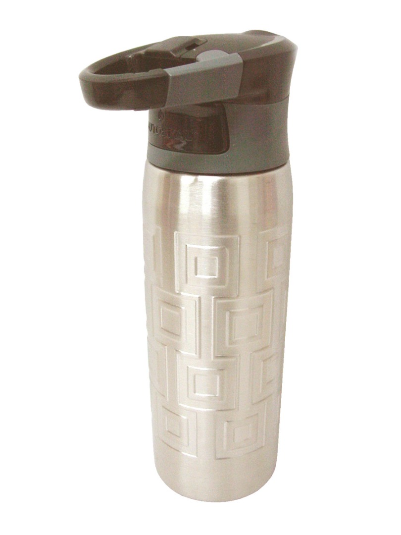 CONTIGO CANTIMPLORA BOTELLA LIQUIDOS DEPORTIVA ENGANCHE AUTOSEAL 750ML GEO ACERO INOXIDABLE