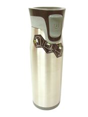 miniatura CONTIGO CANTIMPLORA TERMO BOTELLA LIQUIDOS DEPORTIVA ARIA 600ML ACERO INOXIDABLE GRIS