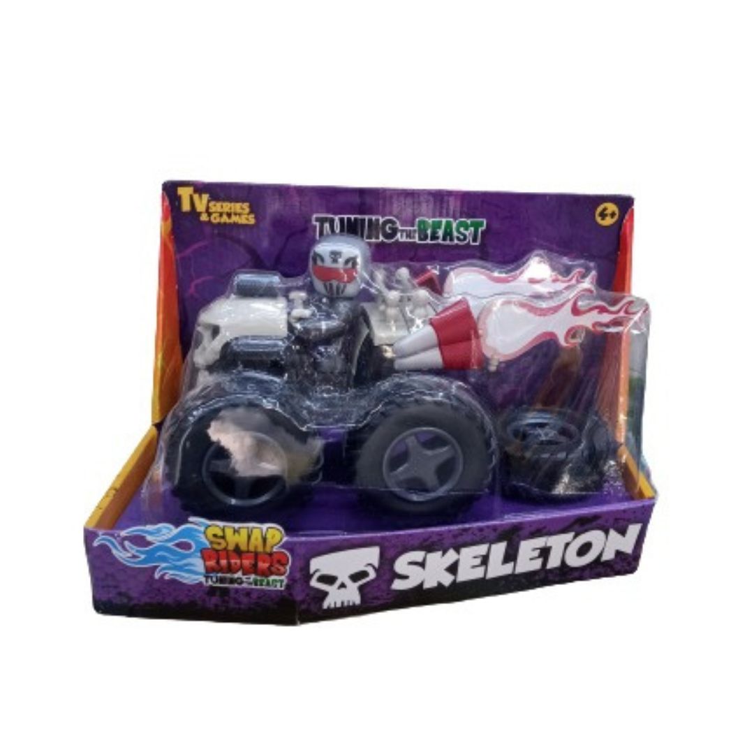 Vehiculo con figura Skeleton