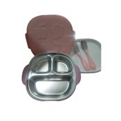 miniatura Caja Almuerzo Acero rosa