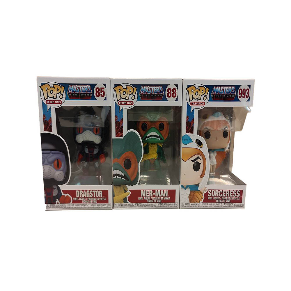 Pack 3 Funko POP! - Masters of the Universe - Dragstor 85, Mer-Man 88 y Sorceress 993