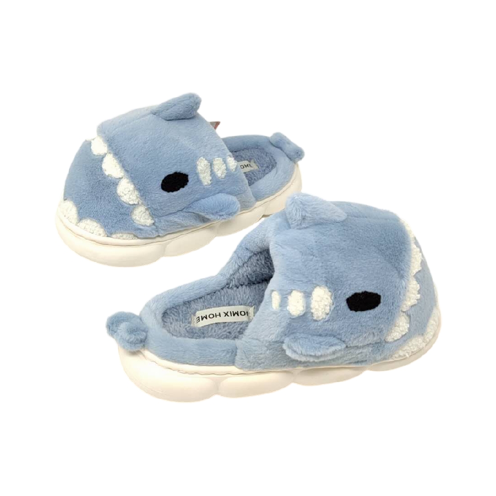 Jomix shoes Zapatillas de Casa Mujer con Diseño de Tiburón de Peluche