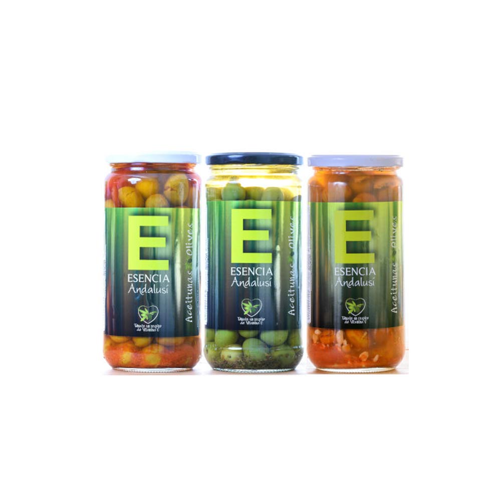 Pack Aceitunas Aliñadas  700 g - 3 Variedades de Aliño