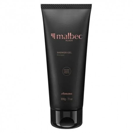 Malbec Black Shower Gel 200 gr Oboticario