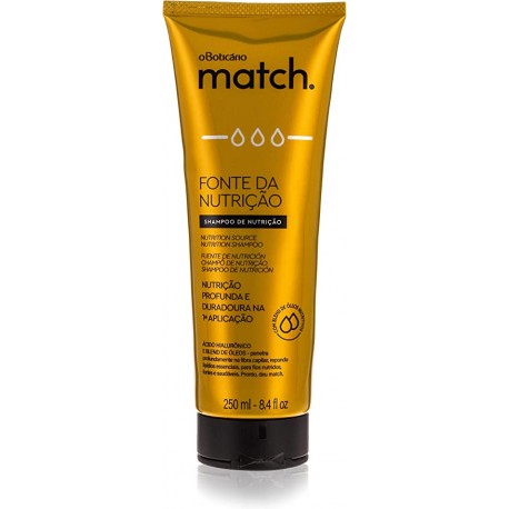 Match Fonte Nutricao Champu 250 ml Oboticario