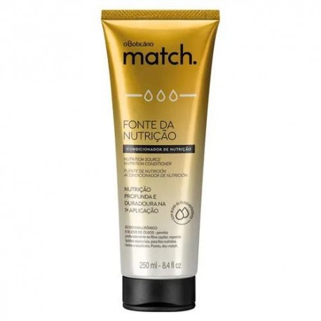 Match Condicionador Fonte da Nutricao 250 ml Oboticario