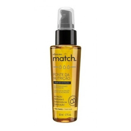 Match Oleo Capilar Nutricion Profunda 50ml Oboticario