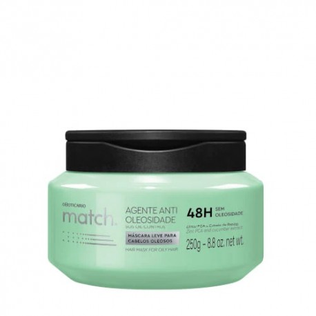 Match Mascara agente antioleosidade 250 gr Oboticario