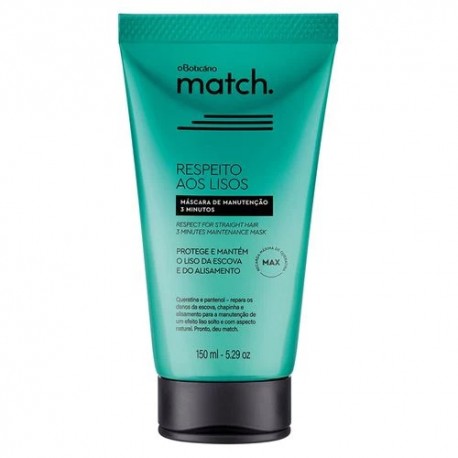 Match Mascara de manutencao 3 min Liso 150 ml Oboticario