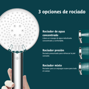 miniatura Filtro de ducha reduce la cal