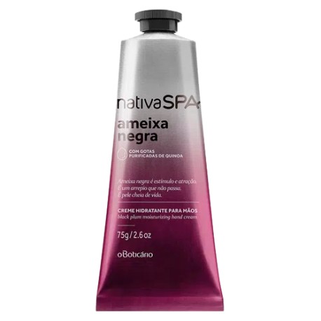 Nativa spa NSPA Ameixa Negra Hidratante Manos 75 gr Oboticario