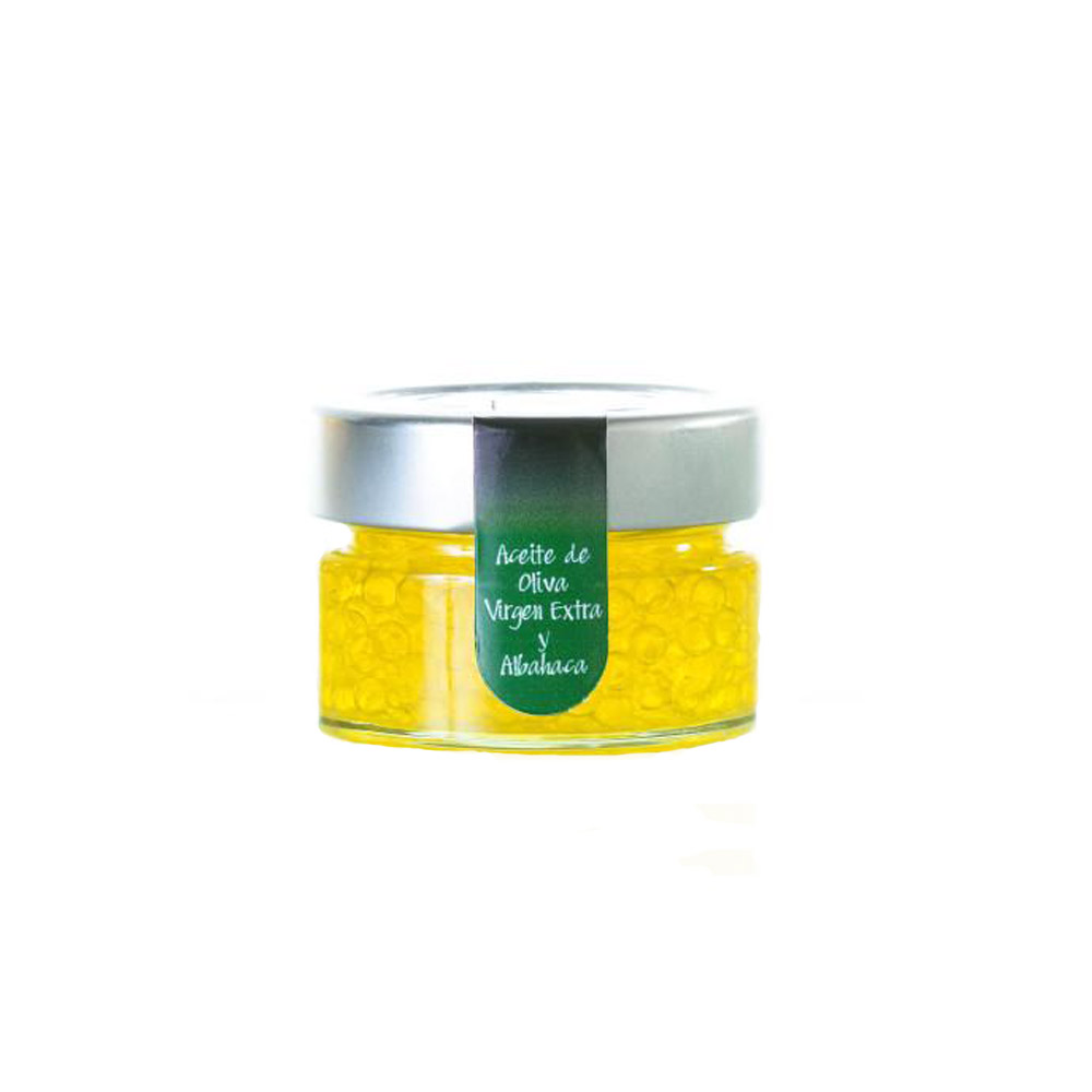 Perlas de Aceite de Oliva con Albahaca 50 g