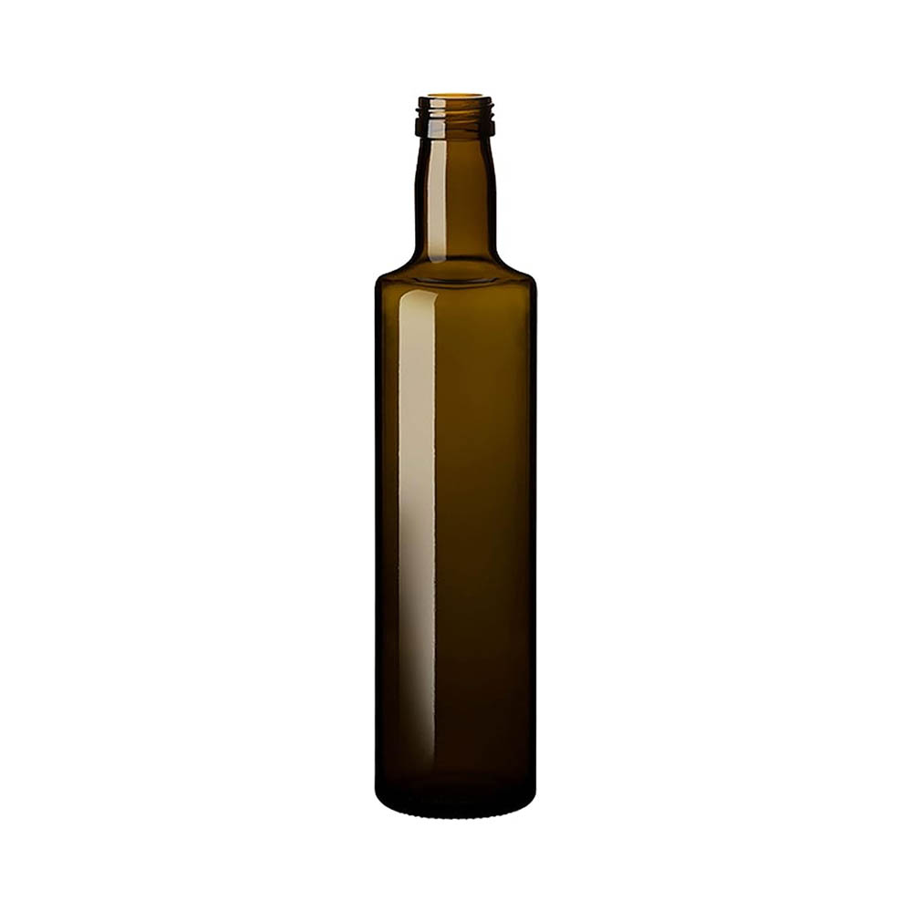 Botella de vidrio Dorica Negra 250 ml Tapón Plástico - Caja 6 unidades