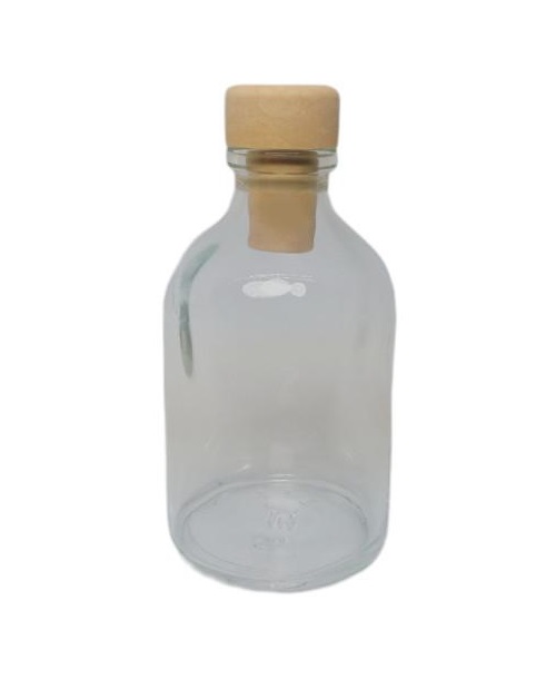 Botellita de cristal 100ml Corcho Sintético Caja 24 uds