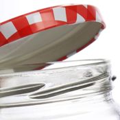 miniatura Tarros de Cristal Cuadrados con Tapas Herméticas 120ml 6