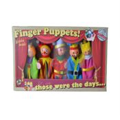 miniatura ack de 5 marionetas para dedos 12cm