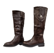 miniatura Botas altas marrones para mujer 3