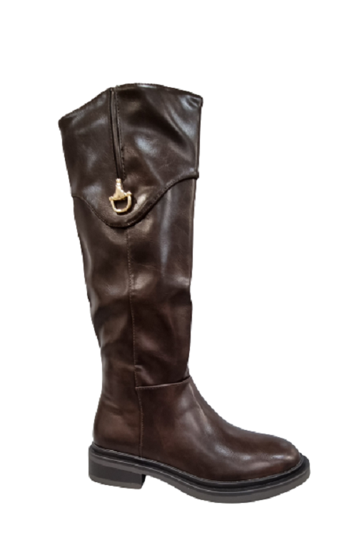 Botas altas marrones para mujer 1
