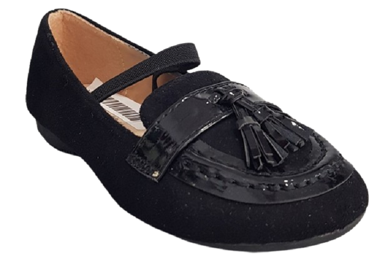 Zapatos niñas tipo Merceditas con borlas