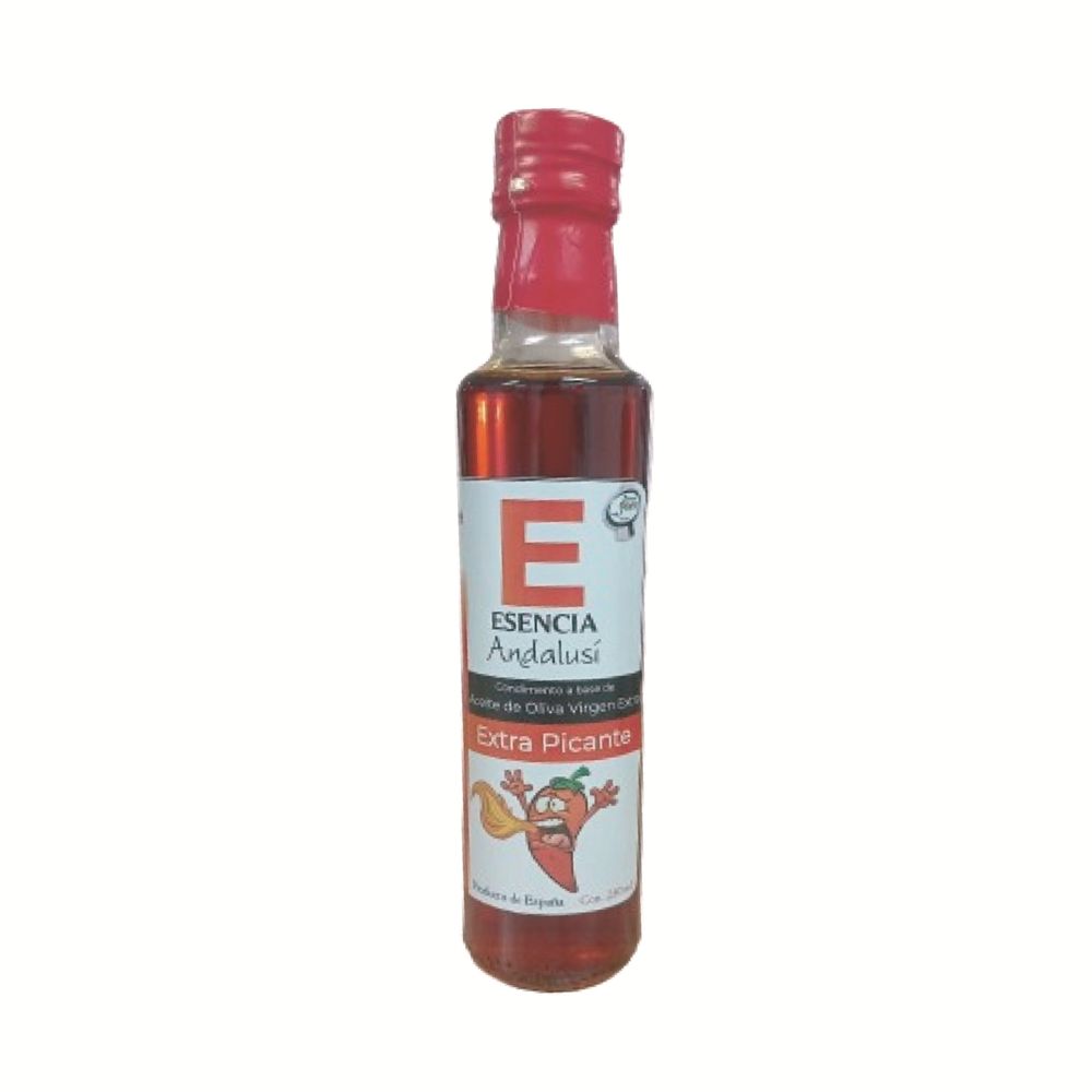 Esencia Andalusí Aceite de Oliva Virgen Extra Aromatizado con Extra Picante 250 ml