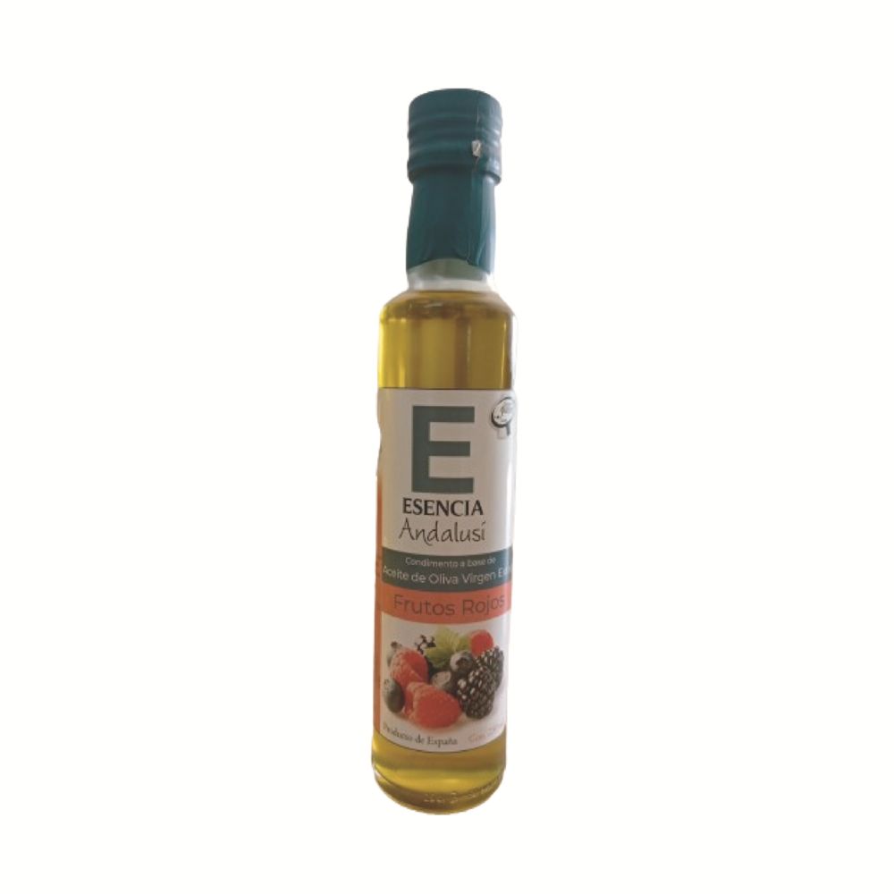 Esencia Andalusí Aceite de Oliva Virgen Extra Aromatizado con Frutos Rojos 250 ml