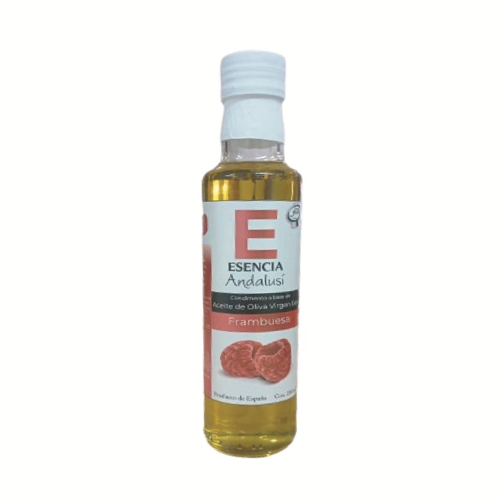 Esencia Andalusí Aceite de Oliva Virgen Extra Aromatizado con Frambuesa 250 ml
