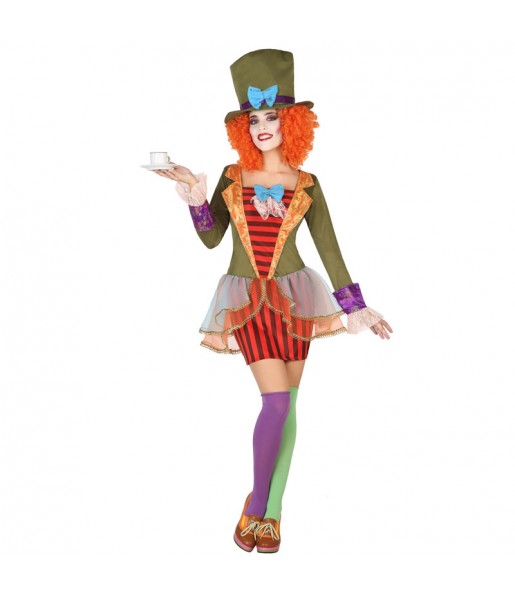 Disfraz Sombrerera Loca para mujer