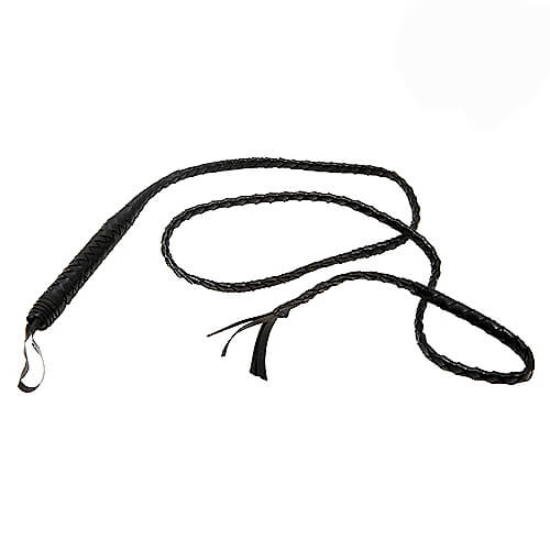 Latigo negro 180cm.