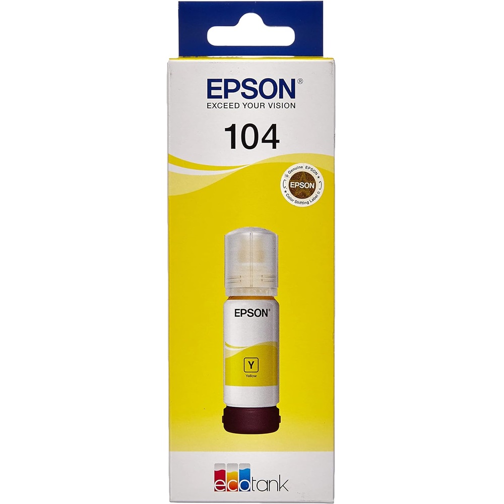 Epson C13T00P440 Tinta 104 Amarillo 65 ml