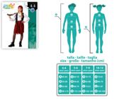 miniatura Disfraz Pirata rojo negro infantil 4