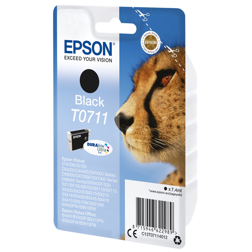 Punto Ahorro Cartucho de Tinta Epson T0711 - Negro