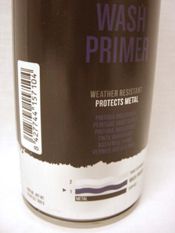 miniatura BOTE SPRAY PINTURA MONTANA COLORS FOSFATANTE WASH PRIMER METAL PLASTICO