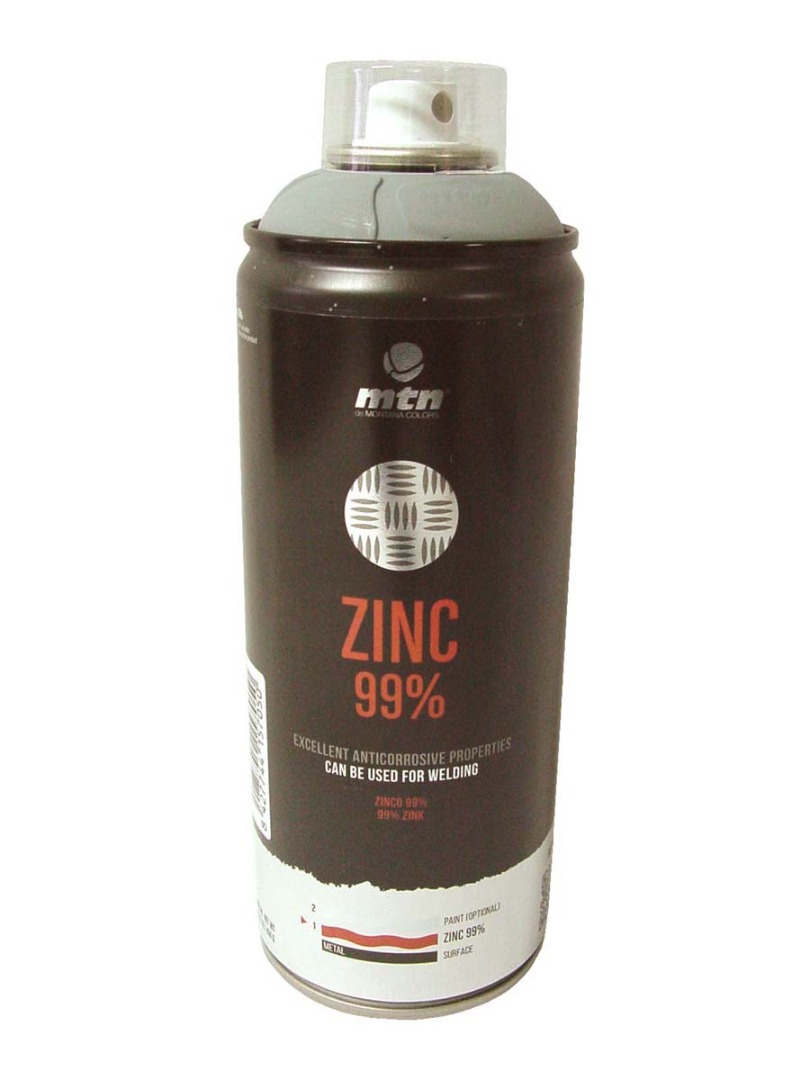 BOTE SPRAY ZINC PURO 99% EVITA CORROSION OXIDO METAL ACERO