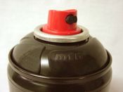 miniatura BOTE SPRAY PINTURA MONTANA COLOR ESMALTE ANTICORROSIVO OXIDO FORJA NEGRO