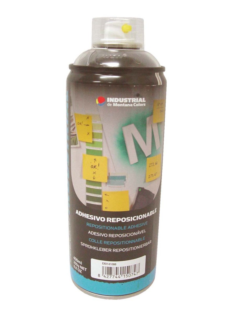 BOTE SPRAY MONTANA COLORS AEROSOL ADHESIVO REPOSICIONABLE QUITA Y PON