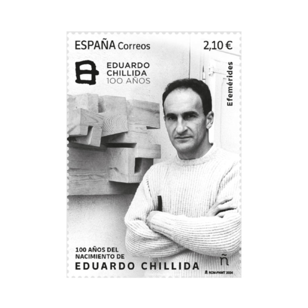Sello 100 años del nacimiento de Eduardo Chillida | Efemérides