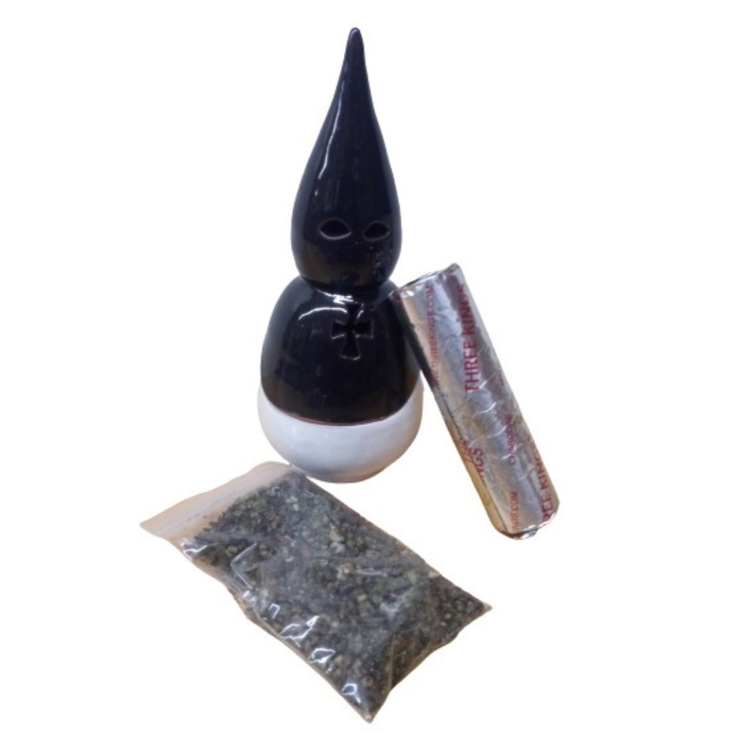 Inciensario Penitente Ceramica Lacado