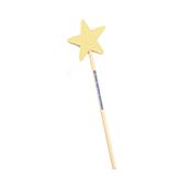 miniatura Pack 10 varitas estrella glitter dorada