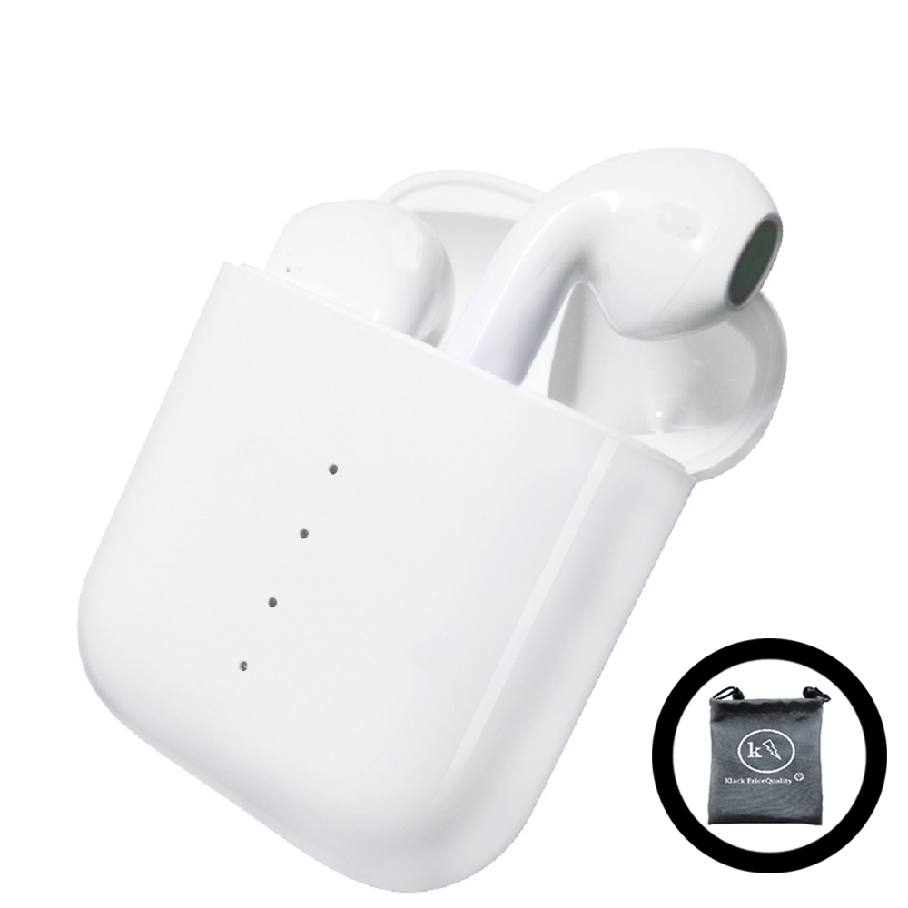 Klack Auriculares Bluetooth 5.0 Klack® I100 Blanco Compatible IPhone Samsung Huawei, Universal