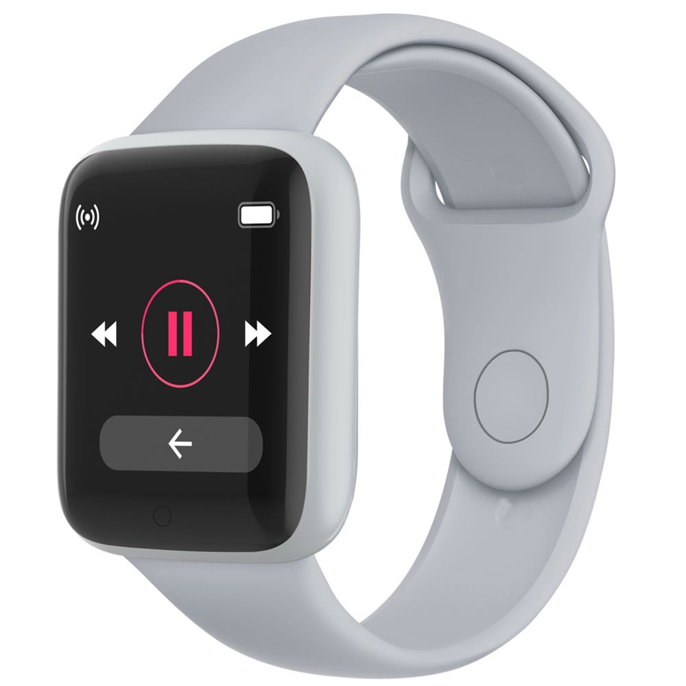 Klack Reloj Inteligente Deportivo Smartwatch Mujer Hombre Gris
