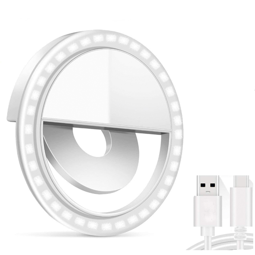 Klack Anillo de luz Led Portátil Para Teléfono Móvil Tablet y Ordenador