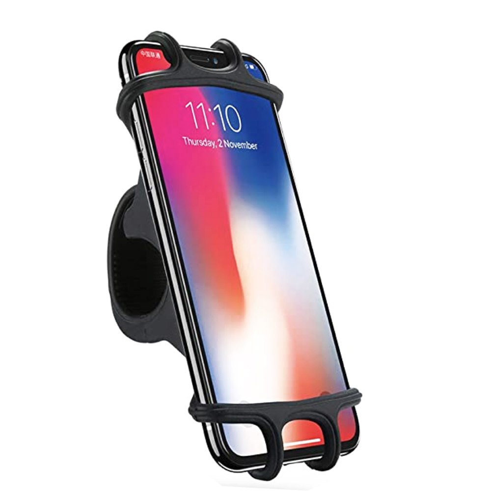 Klack Soporte De Bicicleta Moto Y Cochecito De Silicona Para Telefono Movil