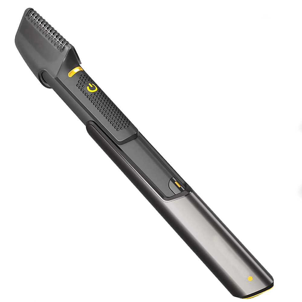 La depiladora corporal y máquina para cortar el pelo KLACK® Micro Touch Trim es una herramienta versátil que combina funciones de recorte y depilación.