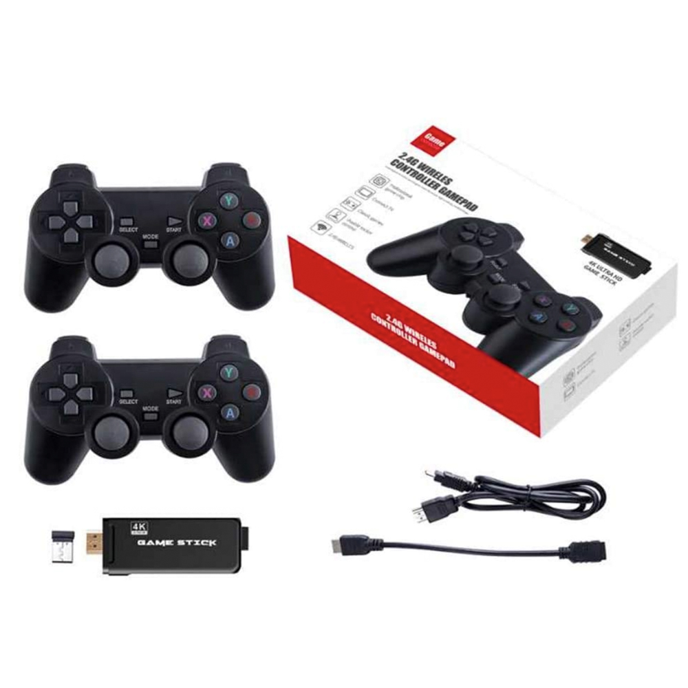 Klack Videoconsola 4k Con Dos Mandos Y 3000 Juegos