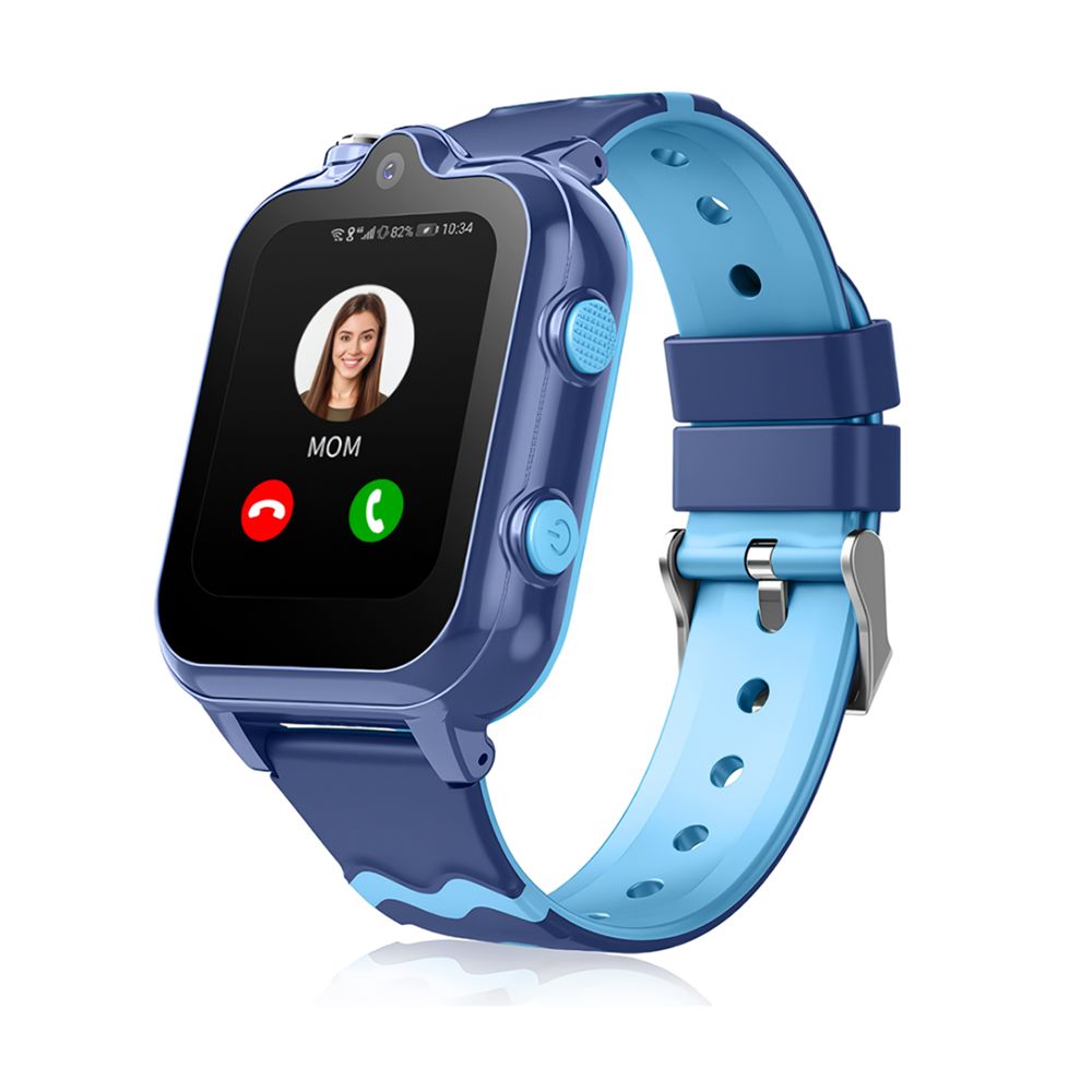 Klack Reloj inteligente Klack® para niños y niñas con GPS Localizador y comunicación, 4G - Azul