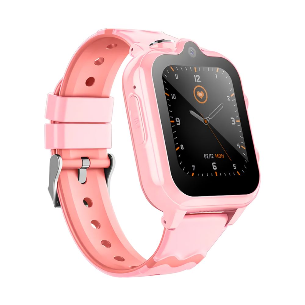 Klack Reloj inteligente Klack® para niños y niñas con GPS Localizador y comunicación, 4G - Rosa